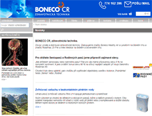 Tablet Screenshot of boneco-cr.cz